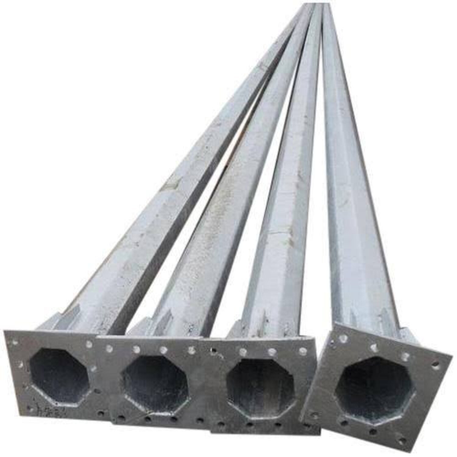 Galvanized Octagonal Poles